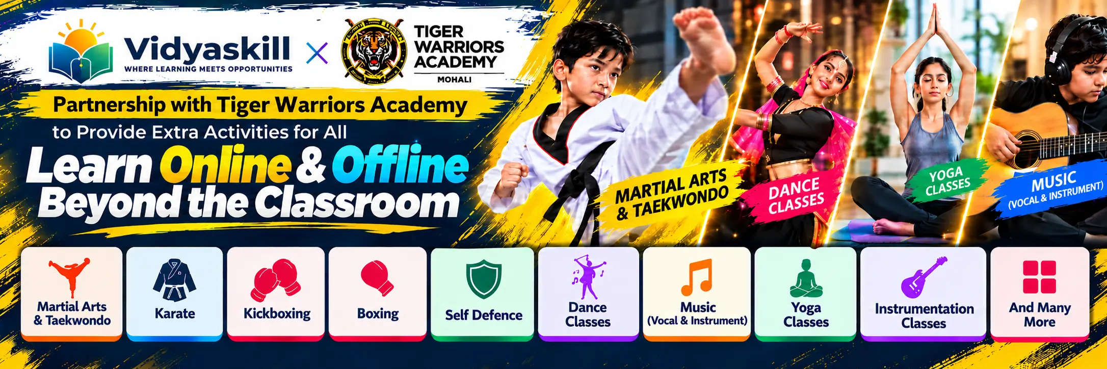 Tiger Warriors Academy Mohali — Start your classes today. Karate, kickboxing, boxing and martial arts for all ages.